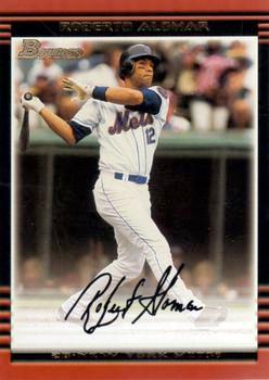 #110 Roberto Alomar - New York Mets - 2002 Bowman Baseball