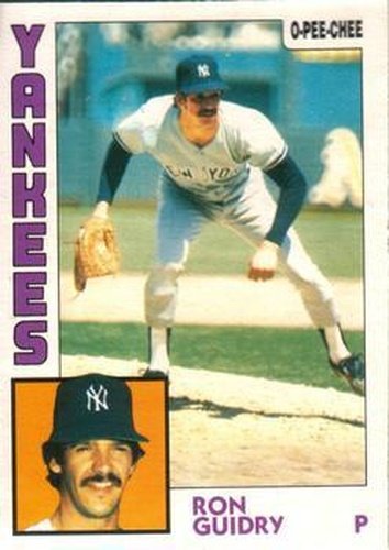 #110 Ron Guidry - New York Yankees - 1984 O-Pee-Chee Baseball