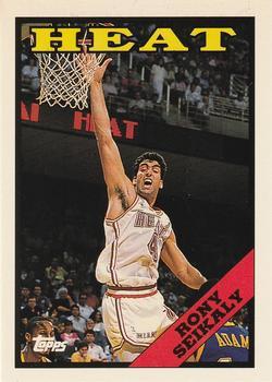 #110 Rony Seikaly - Miami Heat - 1992-93 Topps Archives Basketball