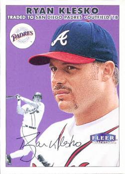 #110 Ryan Klesko - San Diego Padres - 2000 Fleer Tradition Baseball