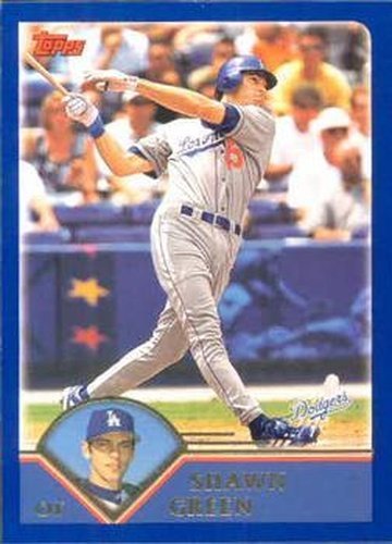 #110 Shawn Green - Los Angeles Dodgers - 2003 Topps Baseball