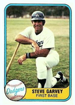 #110 Steve Garvey - Los Angeles Dodgers - 1981 Fleer Baseball