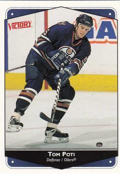 #110 Tom Poti - Edmonton Oilers - 1999-00 Upper Deck Victory Hockey