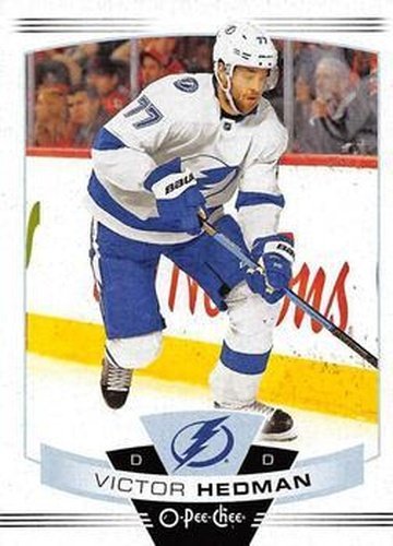 #110 Victor Hedman - Tampa Bay Lightning - 2019-20 O-Pee-Chee Hockey