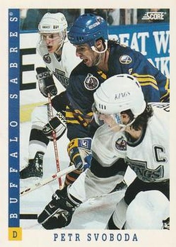 #110 Petr Svoboda - Buffalo Sabres - 1993-94 Score Canadian Hockey