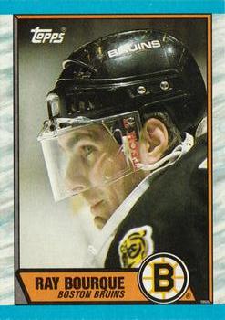 #110 Ray Bourque - Boston Bruins - 1989-90 Topps Hockey
