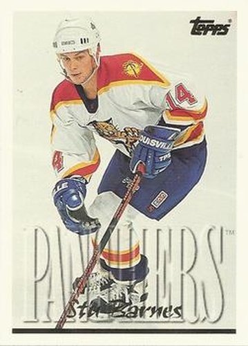 #110 Stu Barnes - Florida Panthers - 1995-96 Topps Hockey