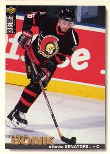 #110 Radek Bonk - Ottawa Senators - 1995-96 Collector's Choice Hockey