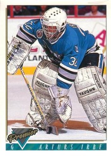#110 Arturs Irbe - San Jose Sharks - 1993-94 O-Pee-Chee Premier Hockey