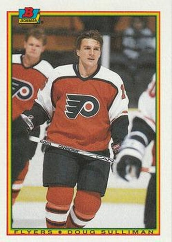 #110 Doug Sulliman - Philadelphia Flyers - 1990-91 Bowman Hockey