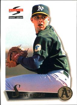 #110 Steve Karsay - Oakland Athletics - 1995 Summit Baseball