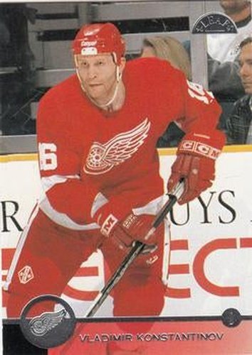 #110 Vladimir Konstantinov - Detroit Red Wings - 1996-97 Leaf Hockey