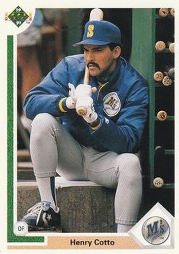 #110 Henry Cotto - Seattle Mariners - 1991 Upper Deck Baseball