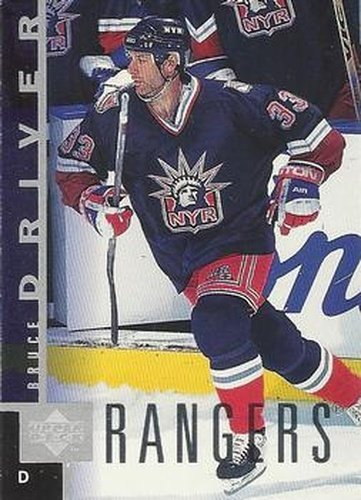 #110 Bruce Driver - New York Rangers - 1997-98 Upper Deck Hockey