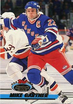#110 Mike Gartner - New York Rangers - 1993-94 Stadium Club Hockey
