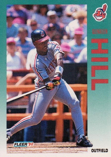 #110 Glenallen Hill - Cleveland Indians - 1992 Fleer Baseball