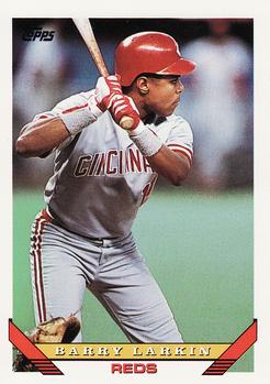 #110 Barry Larkin - Cincinnati Reds - 1993 Topps Baseball