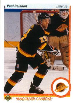 #110 Paul Reinhart - Vancouver Canucks - 1990-91 Upper Deck Hockey