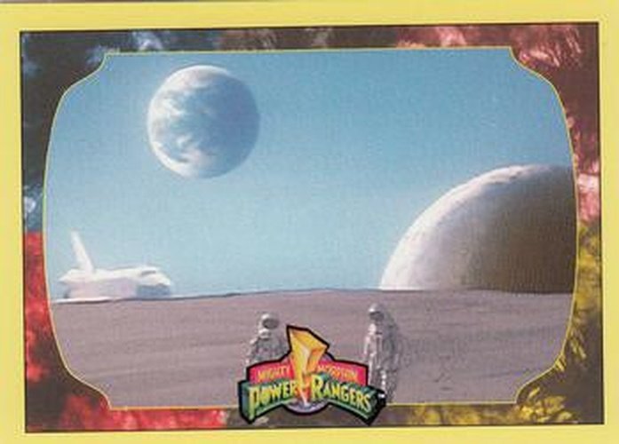 #110 Space Exploration - 1994 Collect-A-Card Power Rangers