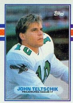 #110 John Teltschik - Philadelphia Eagles - 1989 Topps Football