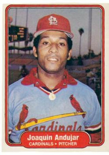 #110 Joaquin Andujar - St. Louis Cardinals - 1982 Fleer Baseball