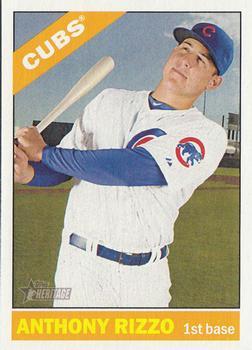 #110a Anthony Rizzo - Chicago Cubs - 2015 Topps Heritage Baseball