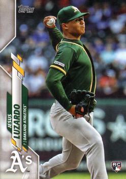 #110 Jesus Luzardo - Oakland Athletics - 2020 Topps Baseball