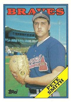 #111T Pete Smith - Atlanta Braves - 1988 Topps Traded Baseball