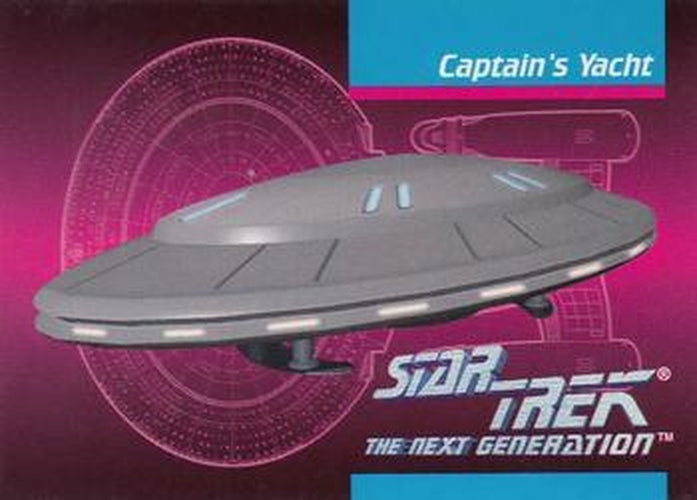 #111 Captain's Yacht - 1992 Impel Star Trek: The Next Generation