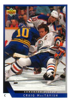 #111 Craig MacTavish - Edmonton Oilers - 1993-94 Upper Deck Hockey