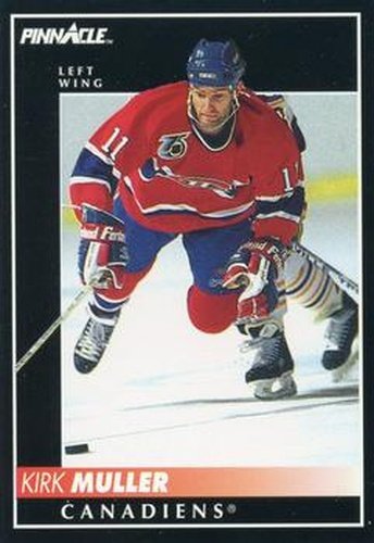 #111 Kirk Muller - Montreal Canadiens - 1992-93 Pinnacle Canadian Hockey