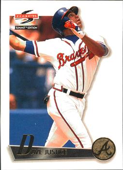 #111 David Justice - Atlanta Braves - 1995 Summit Baseball