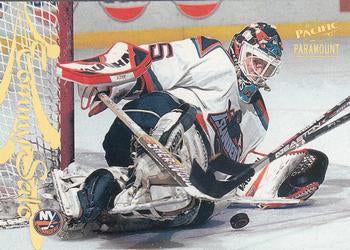 #111 Tommy Salo - New York Islanders - 1997-98 Pacific Paramount Hockey