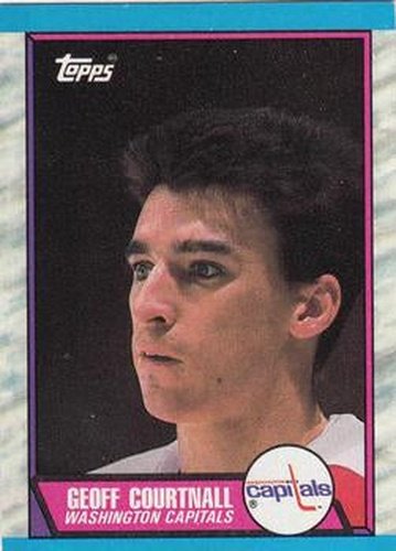 #111 Geoff Courtnall - Washington Capitals - 1989-90 Topps Hockey