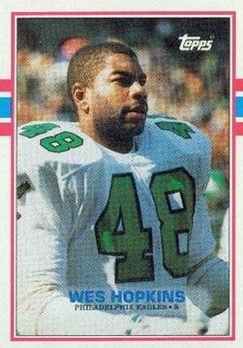 #111 Wes Hopkins - Philadelphia Eagles - 1989 Topps Football