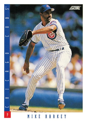 #111 Mike Harkey - Chicago Cubs - 1993 Score Baseball