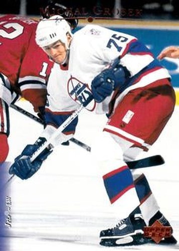 #111 Michal Grosek - Winnipeg Jets - 1995-96 Upper Deck Hockey