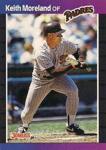 #111 Keith Moreland - San Diego Padres - 1989 Donruss Baseball