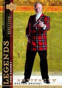#111 Don Cherry - Boston Bruins - 2007-08 Upper Deck Artifacts Hockey