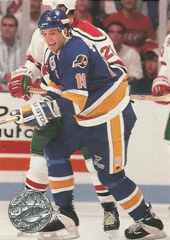 #111 Brendan Shanahan - St. Louis Blues - 1991-92 Pro Set Platinum Hockey