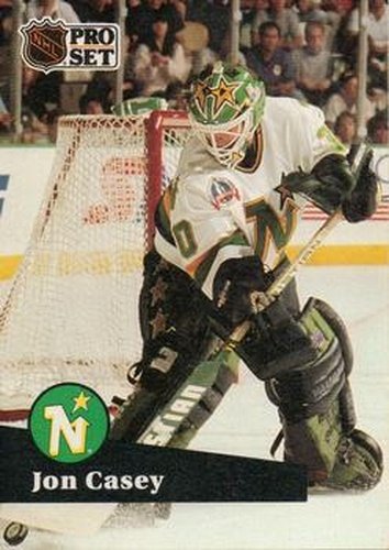 #111 Jon Casey - 1991-92 Pro Set Hockey