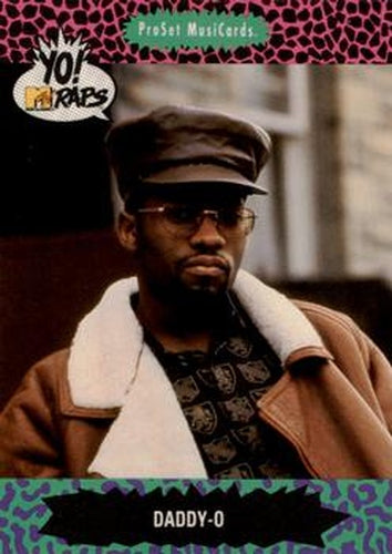 #111 Daddy-O - 1991 Pro Set Yo! MTV Raps