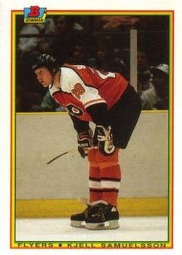 #111 Kjell Samuelsson - Philadelphia Flyers - 1990-91 Bowman Hockey