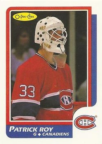 #111 Patrick Roy - Montreal Canadiens - 1992-93 O-Pee-Chee Hockey