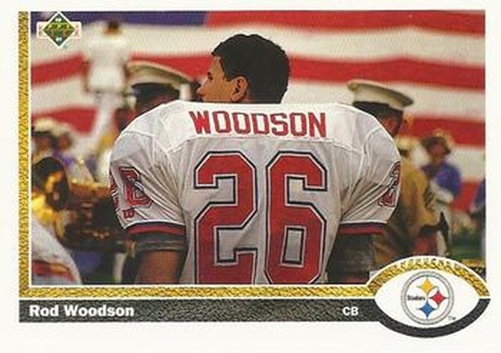 #111 Rod Woodson - Pittsburgh Steelers - 1991 Upper Deck Football