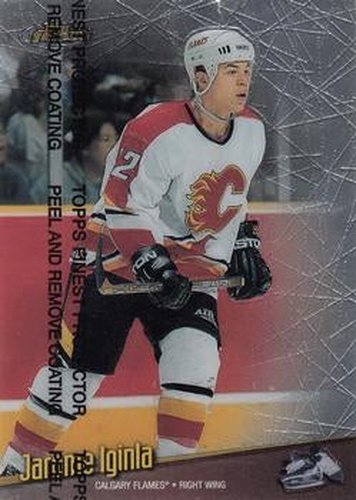 #111 Jarome Iginla - Calgary Flames - 1998-99 Finest Hockey