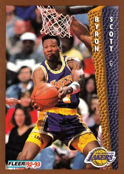 #111 Byron Scott - Los Angeles Lakers - 1992-93 Fleer Basketball