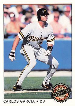#111 Carlos Garcia - Pittsburgh Pirates - 1993 O-Pee-Chee Premier Baseball