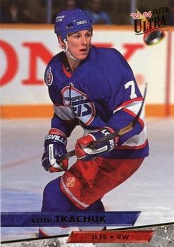 #111 Keith Tkachuk - Winnipeg Jets - 1993-94 Ultra Hockey