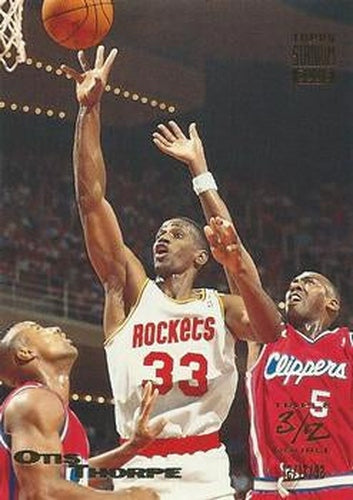 #111 Otis Thorpe - Houston Rockets - 1993-94 Stadium Club Basketball